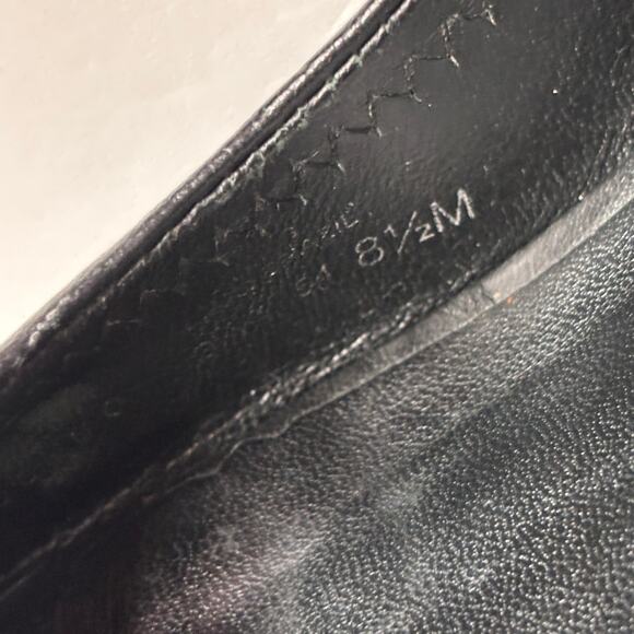 Tory Burch Black & Silver Sally Wedge Size 8.5M - Picture 9 of 10